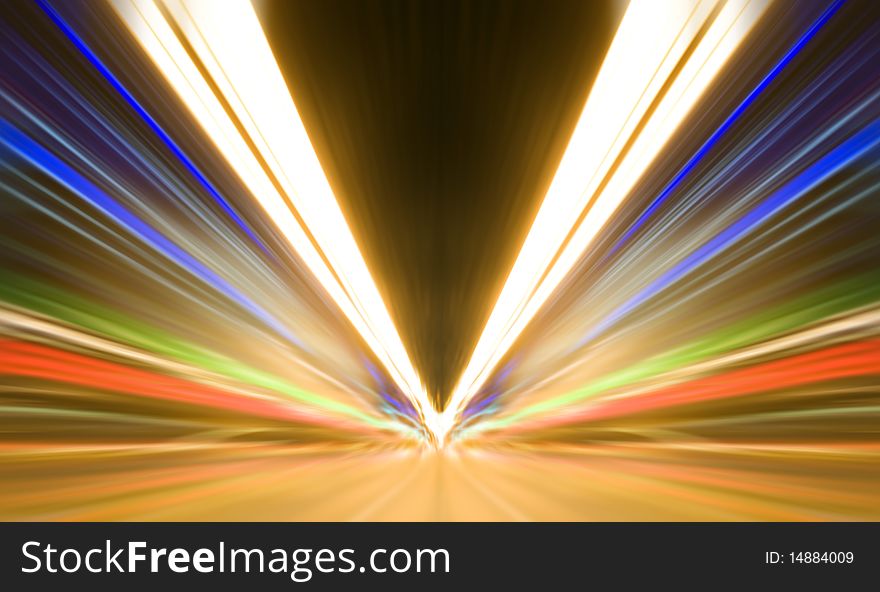 Abstract Colored Light