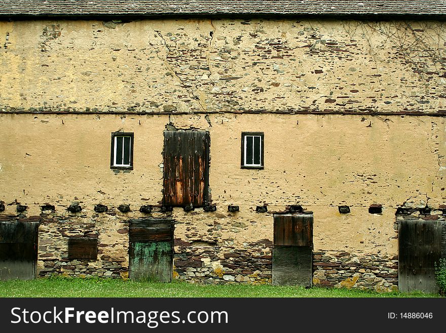 Exterior of a abandned building