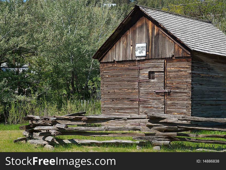 Ghost Town Jail, Lonerock, Oregon