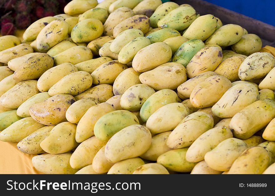 Mango fruit on sale in Malaysia.