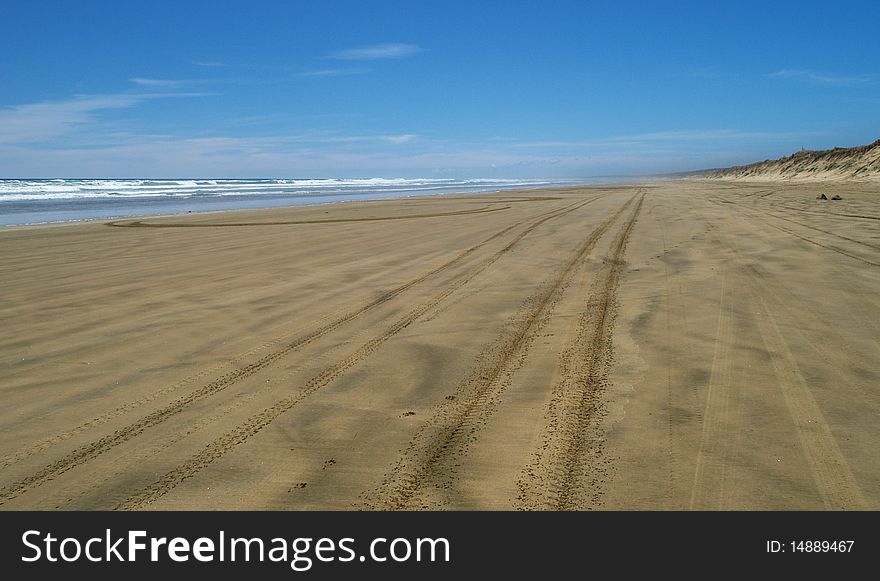 Ninety mile beach, Northland, New Zealand