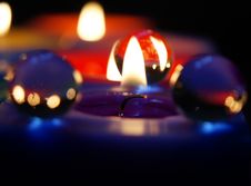 Decoration With Candlelight Stock Images Decoration With Candlelight Stock Images