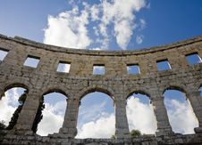 Roman Amphitheater Royalty Free Stock Photo Roman Amphitheater Royalty Free Stock Photo