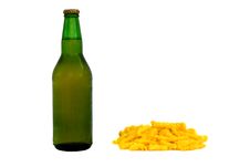 Beer And Chips Royalty Free Stock Photos