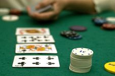 Cards And Poker Chips Royalty Free Stock Image Cards And Poker Chips Royalty Free Stock Image