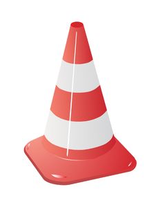 Traffic Cones Royalty Free Stock Image