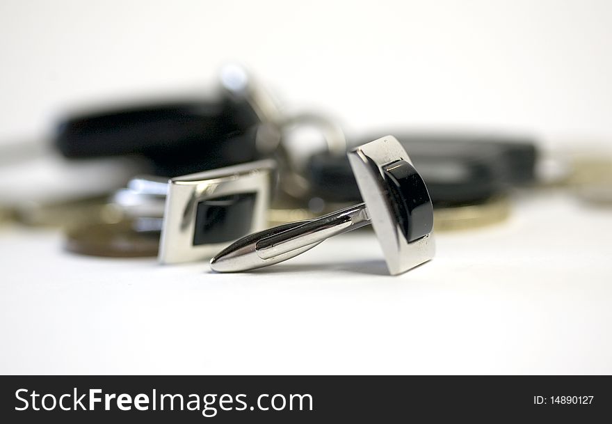 After a night out on the town, this is whats on the bedside table: cufflinks, change & keys. After a night out on the town, this is whats on the bedside table: cufflinks, change & keys.