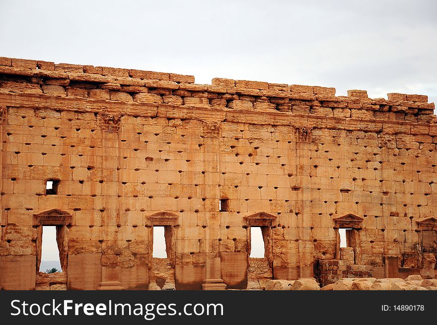 An ancient city in Syria