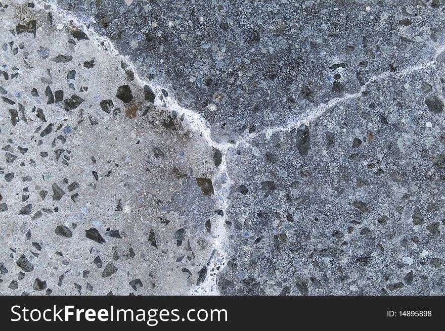 This photo shows a concrete texture.