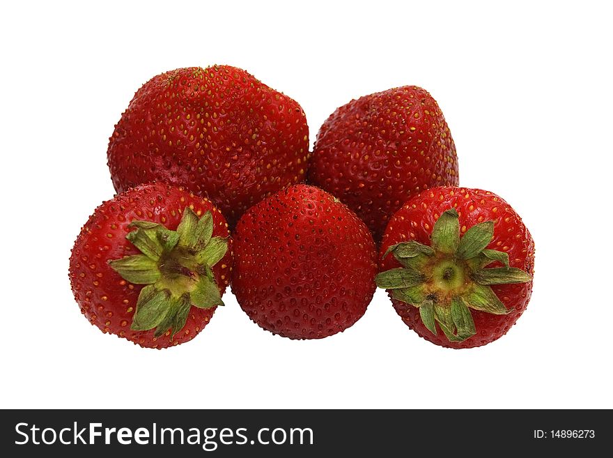 Strawberry isolated on white background