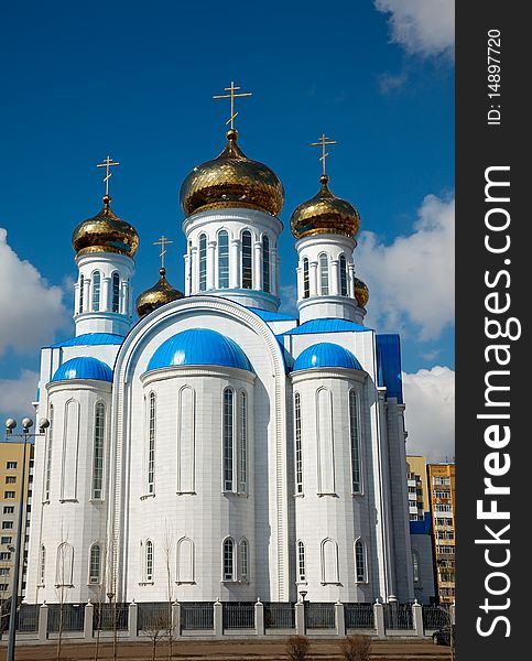 The new Orthodox cathedral, Astana, Kazakhstan. The new Orthodox cathedral, Astana, Kazakhstan