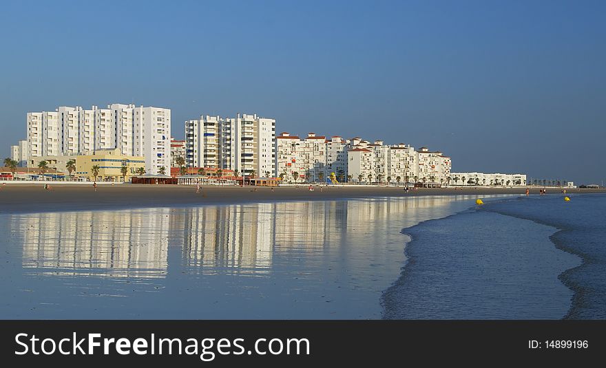 Beatiful Beach At El Puerto De Santa Maria