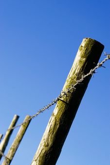 Barbed Wire Fence Royalty Free Stock Photo Barbed Wire Fence Royalty Free Stock Photo