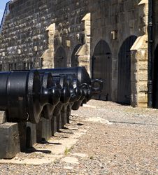 Historic Fort Cannons Stock Photography Historic Fort Cannons Stock Photography