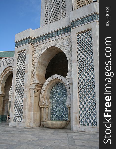 Mosque of Hassan II in Casablanca (Morocco)