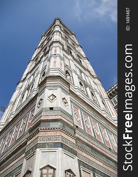 The Campanile of duome in Florence