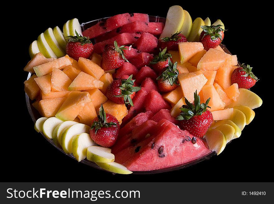 Variety of Fruits in a platter. Variety of Fruits in a platter