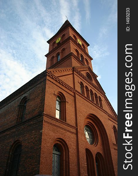 Mysterious church in one of the most beautiful polish cities Torun. Mysterious church in one of the most beautiful polish cities Torun