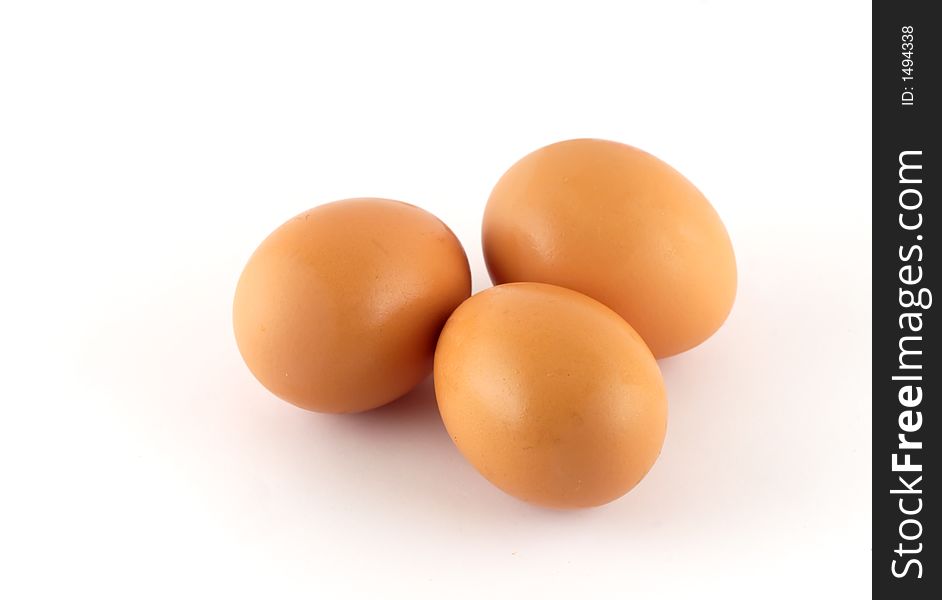 Three eggs - isolation