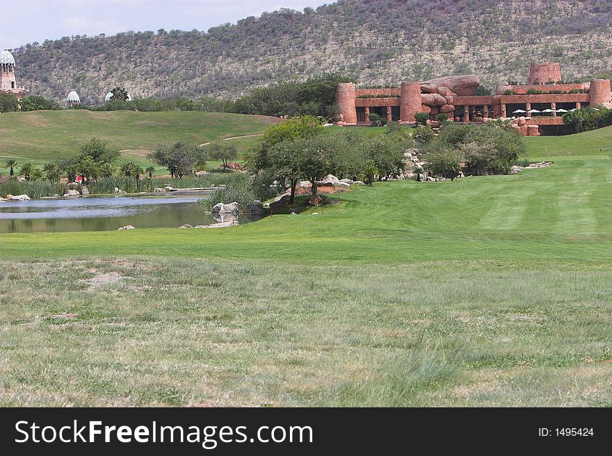 Club house , a welcome site after a round of golf