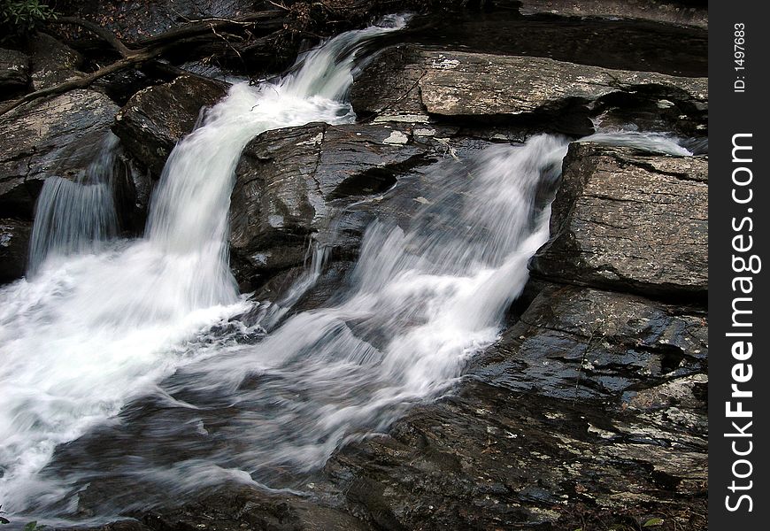 Waterfall at Duke Creek Falls, North, GA