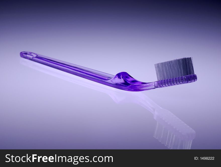 Photo of a Toothbrush With Backlighting - Oral Hygiene