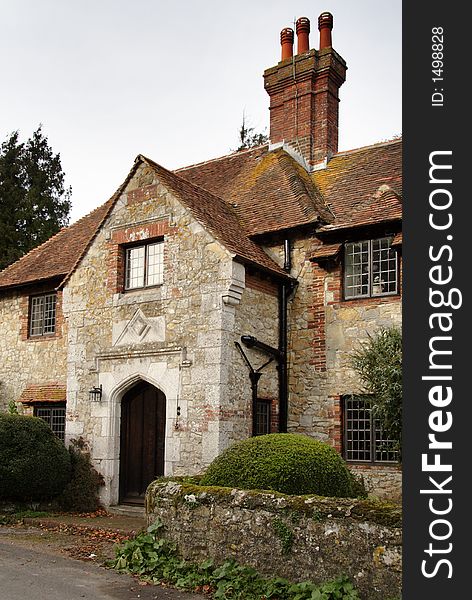 Historic Medieval House in an English Village. Historic Medieval House in an English Village