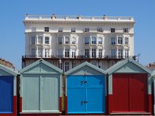 Beach Houses Royalty Free Stock Images