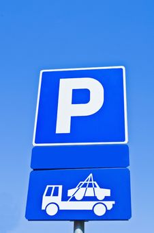 Prohibited Parking Metal Sign Stock Photography Prohibited Parking Metal Sign Stock Photography
