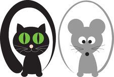 Cat And Mouse Stock Photos