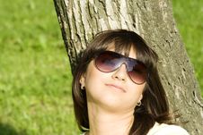 Female In The Park Royalty Free Stock Photos Female In The Park Royalty Free Stock Photos