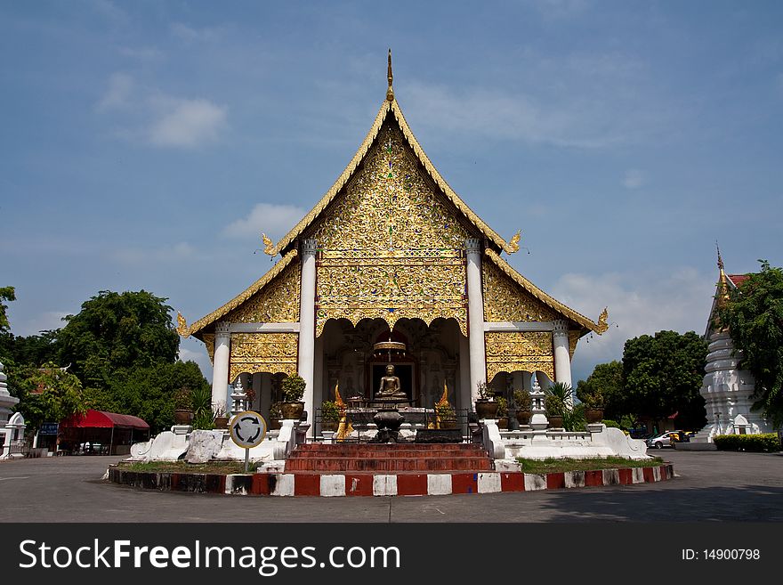 Lanna Temple in Chiang Mai Northern Thailand. Lanna Temple in Chiang Mai Northern Thailand