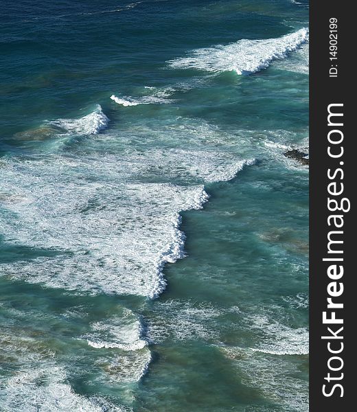 Rough sea, Cape Reinga, New Zealand