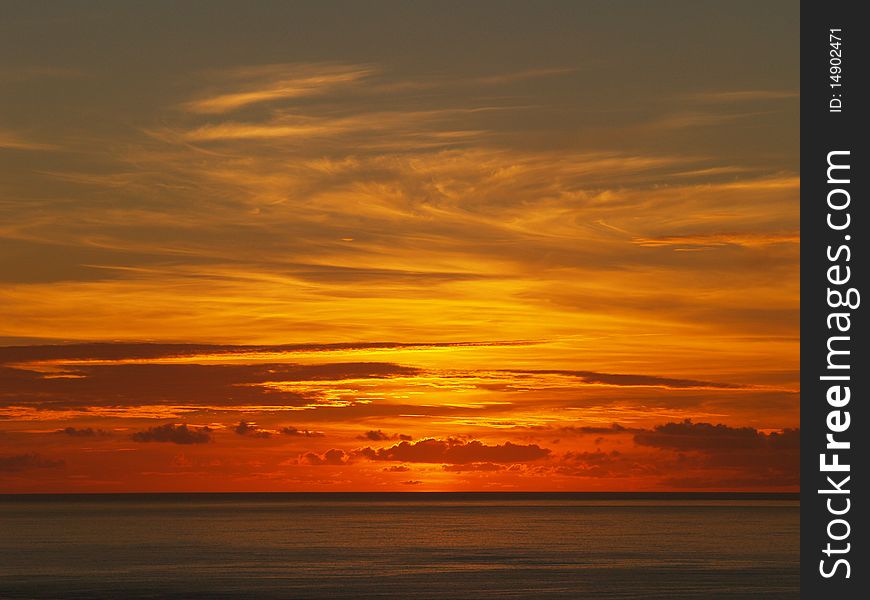 Sunset at Cape Reinga, Far North, New Zealand