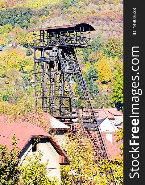 Old mining tower in Kremnice, Slovakia