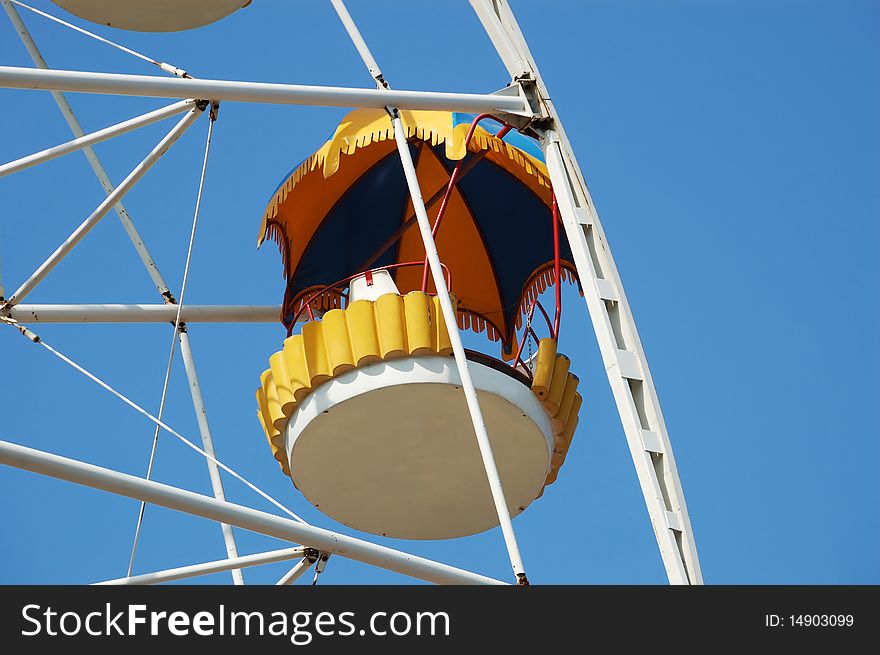 Ferris wheel in amusement park