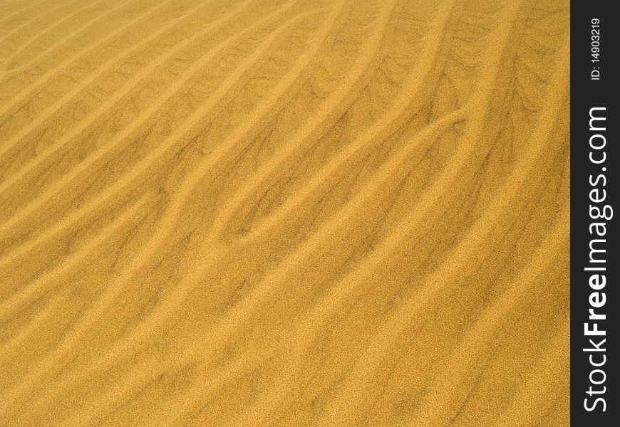 Texture of sand, Sand dunes, Cape Reinga, New Zealand