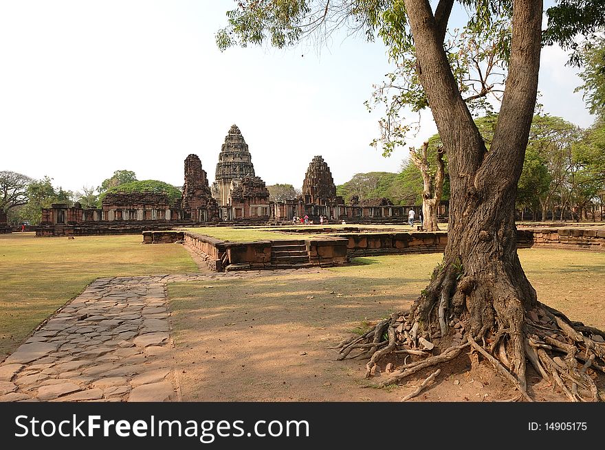 Phimai Stone Ruined Castle, Thailand. Phimai Stone Ruined Castle, Thailand