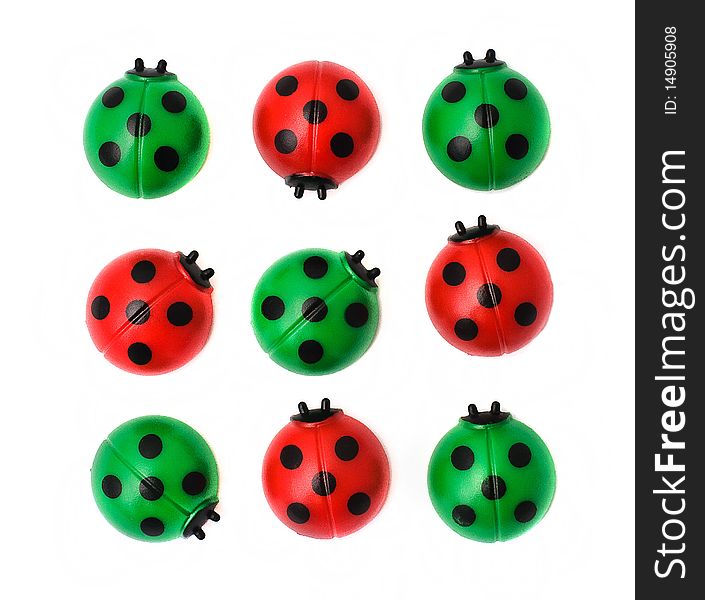 Group Of Ladybugs