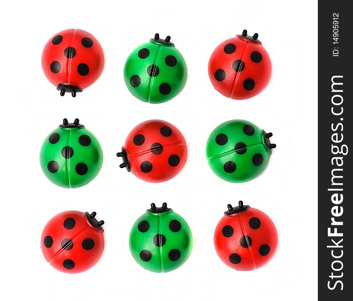 Group of ladybugs