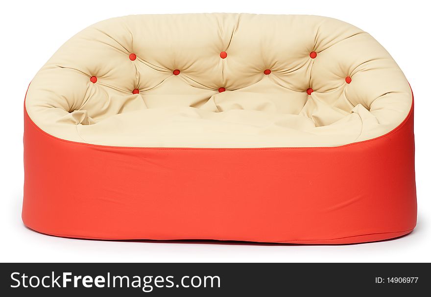 Sofa isolated on a white background