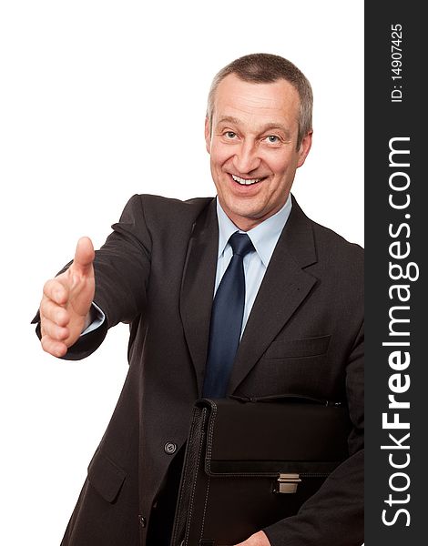 Smiling Senior Businessman