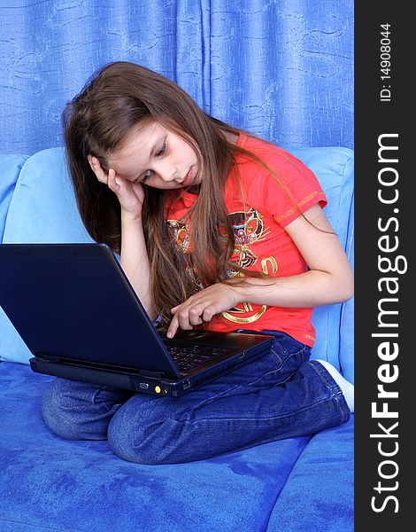 Girl With Laptop