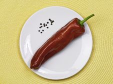 Sweet Red Pepper Royalty Free Stock Photography Sweet Red Pepper Royalty Free Stock Photography