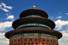 Chinese Architecture-Temple Of Heaven Royalty Free Stock Photo