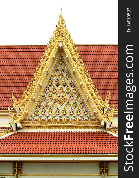 Beautiful golden roof of Thailand temple. Beautiful golden roof of Thailand temple