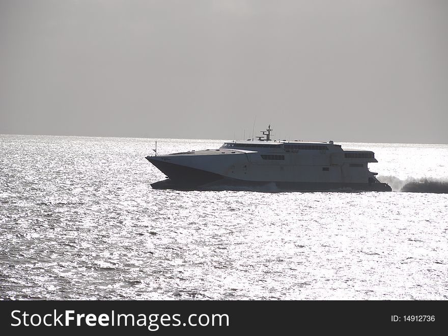 Fast Ferry Crossing Rio De La Plata