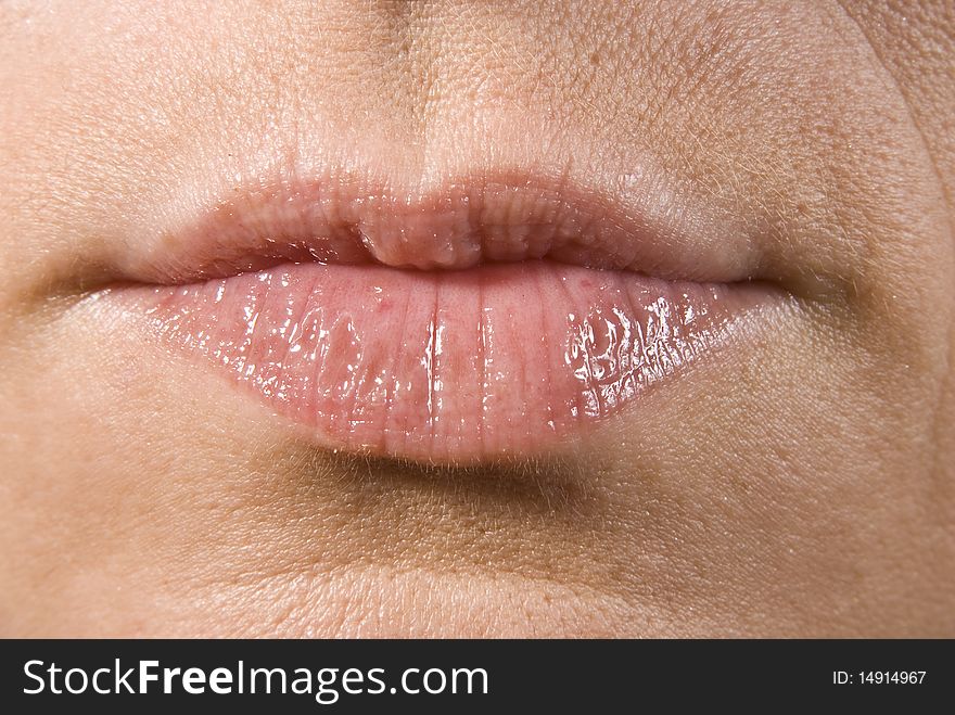 The Beaiful woman lips