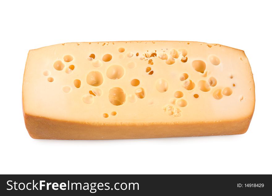 Dutch Cheese Isolated