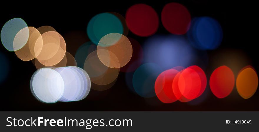 Blurred background of multicolored lights. Blurred background of multicolored lights